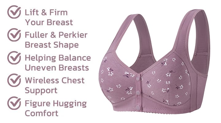 Comfortable & Convenient Front Button Bra