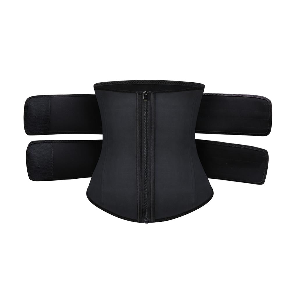 Compression Adjustable Double Belt Waist Trainer Corset