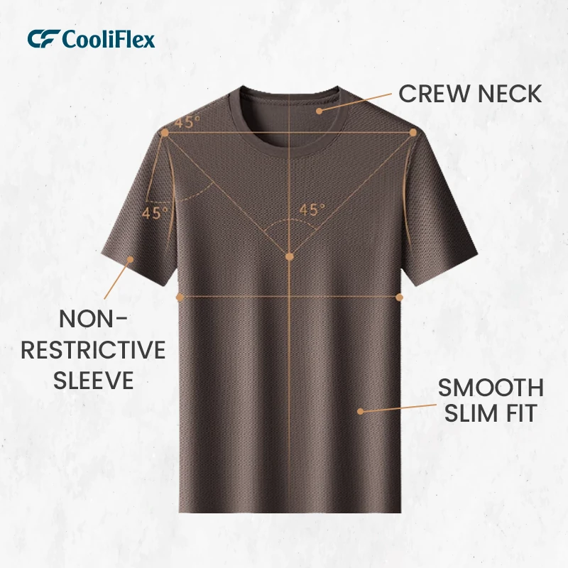 CooliFlex - Breathable Ice Silk Waffle Weave T-Shirt