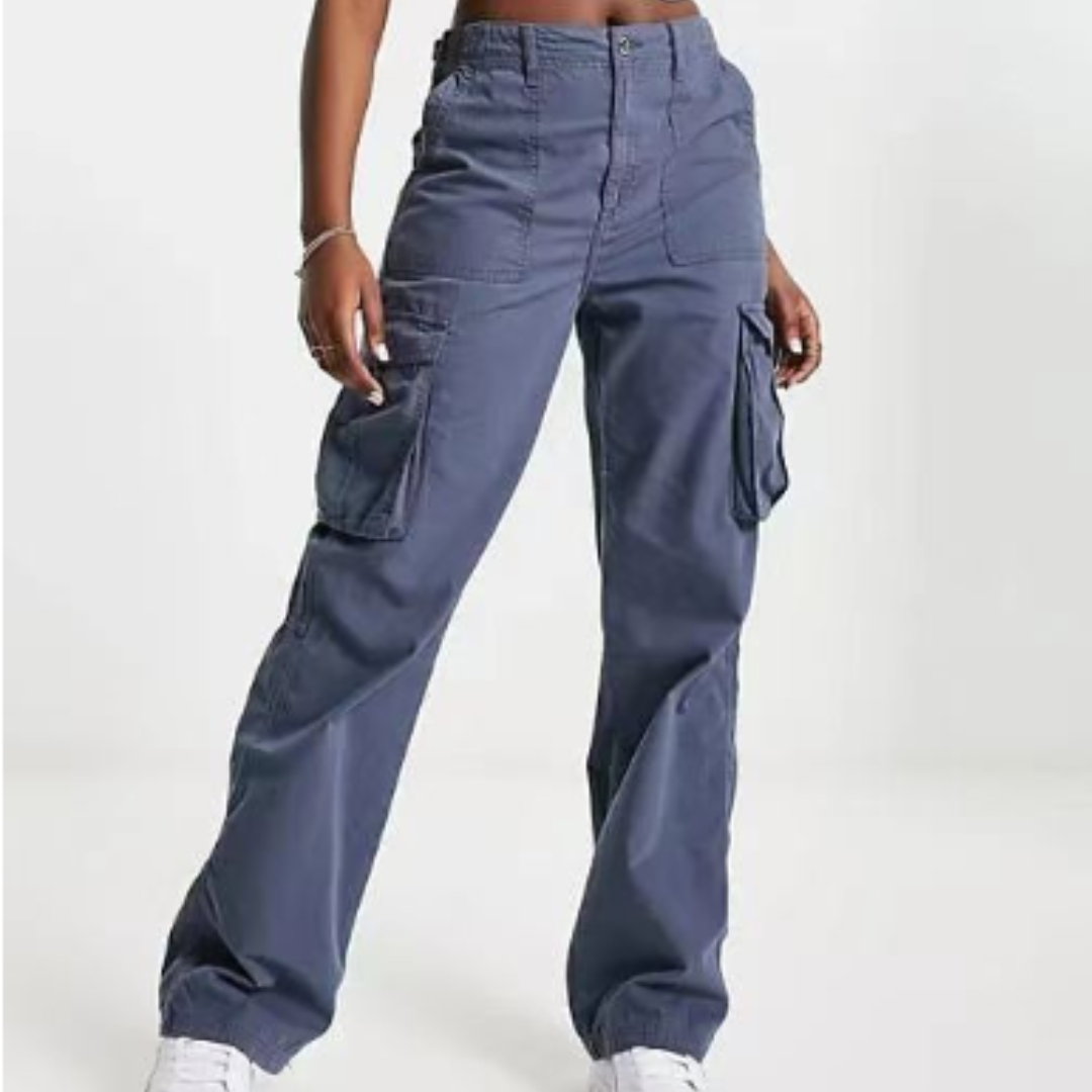 Curve Perfect Adjustable Waist Cargo Pants