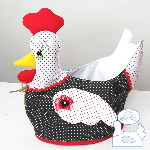 Cute Egg Basket Template Set - With Instructions