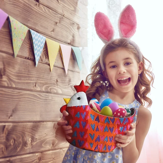 Cute Egg Basket Template Set - With Instructions