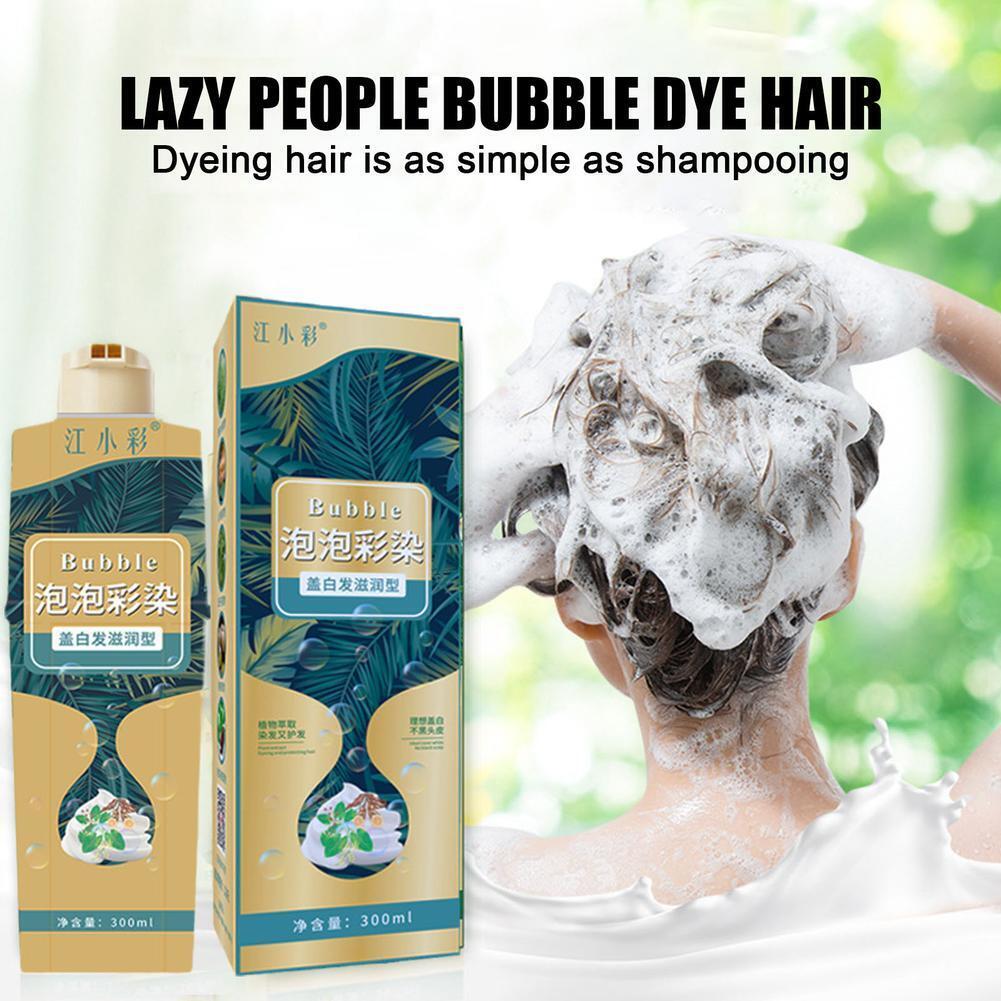 Dyeing foam shampoo in a variety of colors to cover gray hair and color your hair every day. Every shampoo is a hair color, the new hair color will make you more youthful and fashionable