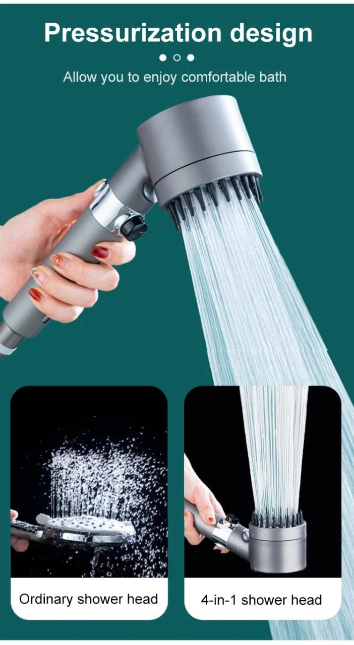 German massage multifunctional one-button adjustment shower head (lowest price ever)