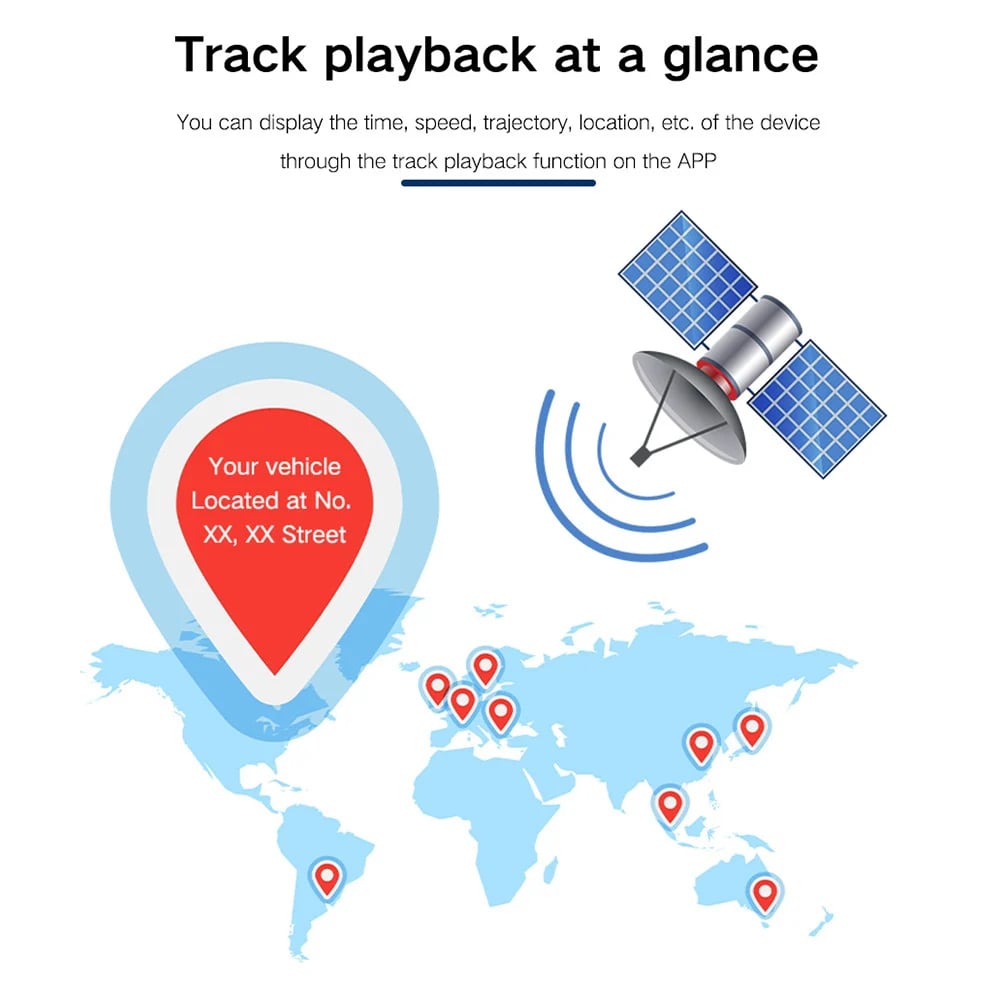 GPS Tracker Strong Magnetic Car Vehicle Tracking Anti-lost