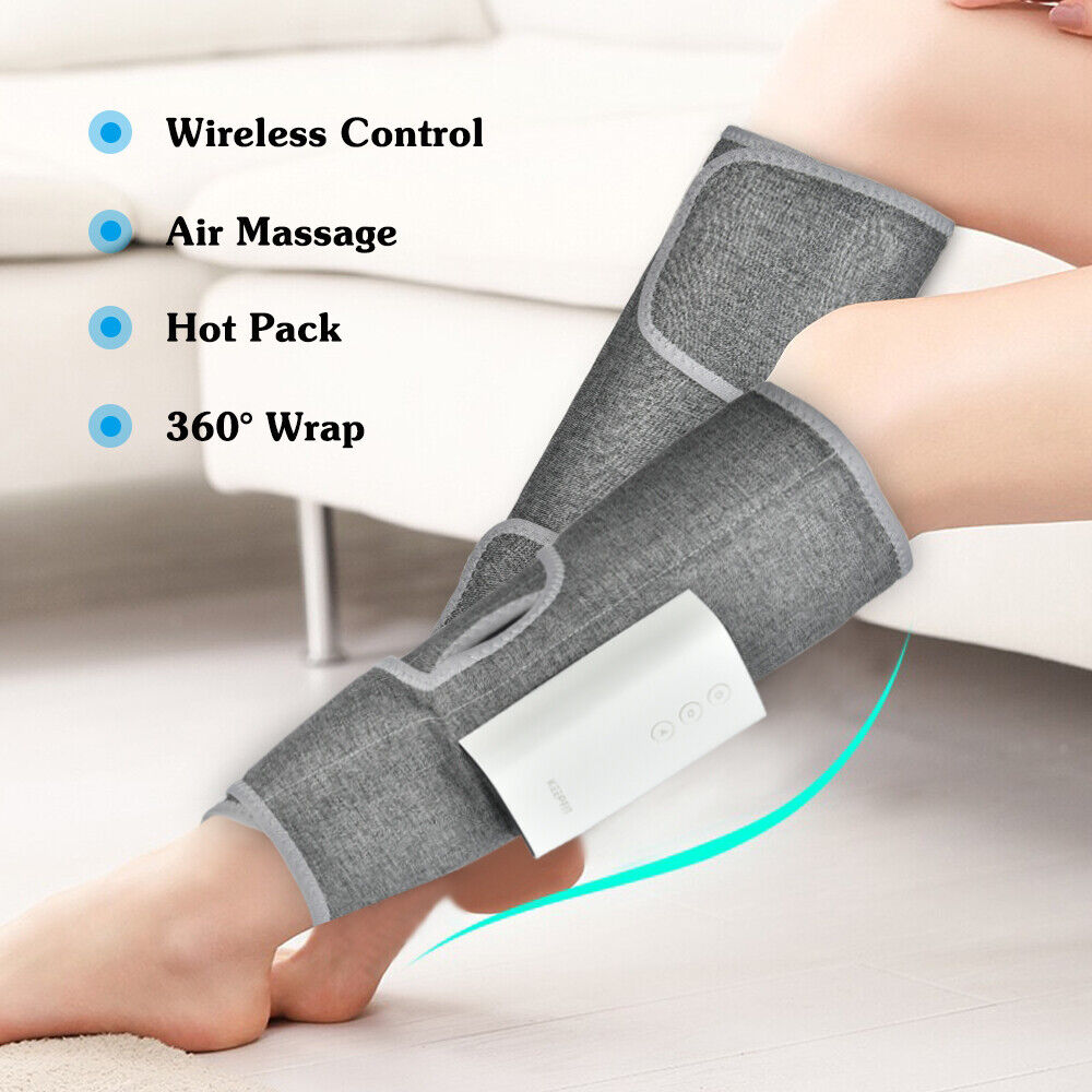 Heated Leg Massager - CALF MASSAGER WRAPS WITH AIR COMPRESSION