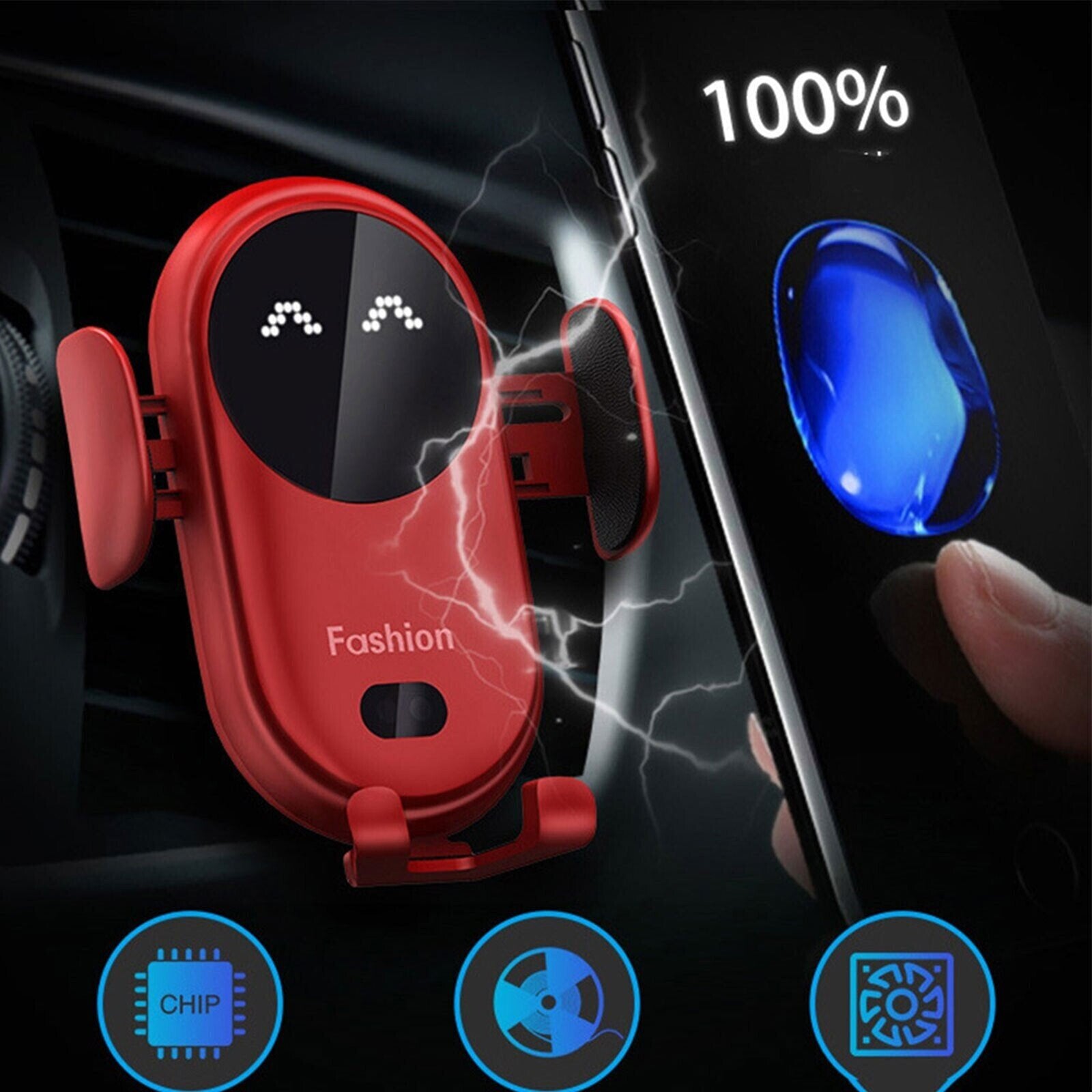 HOT SALE - Smart Car Wireless Charger Phone Holder