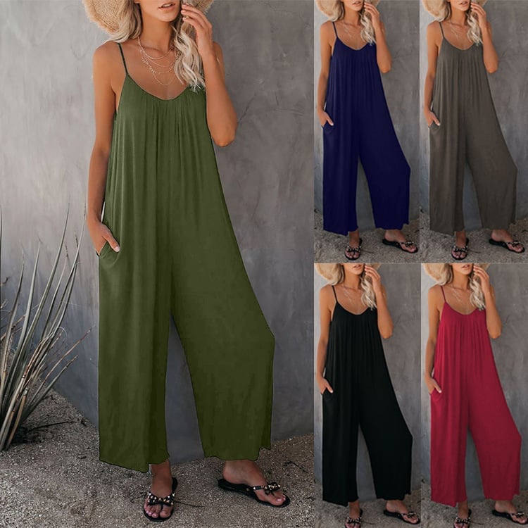 Hot Sale 51% OFF - Ultimate Flowy Jumpsuit with Pockets