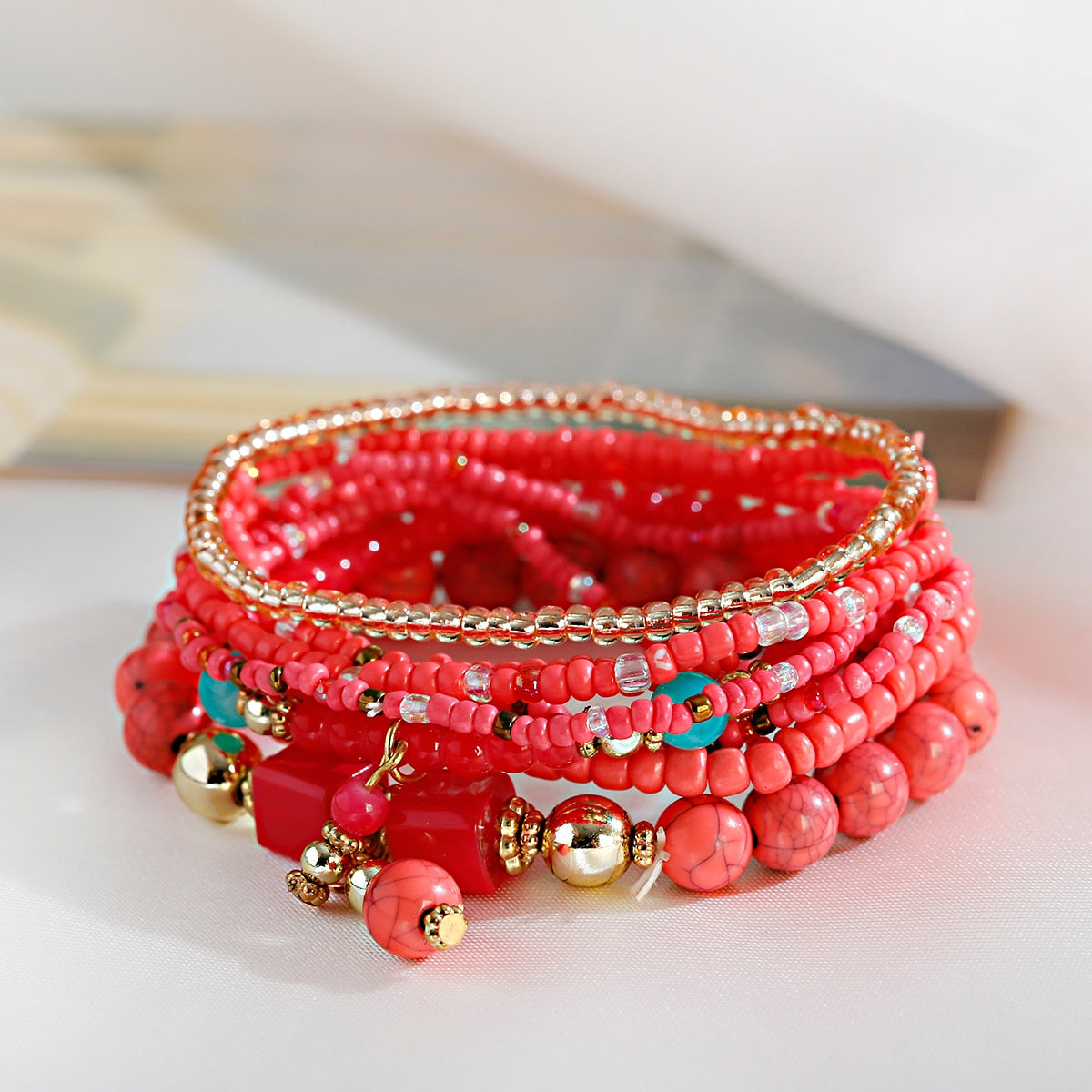 ibomu Beaded Bracelet