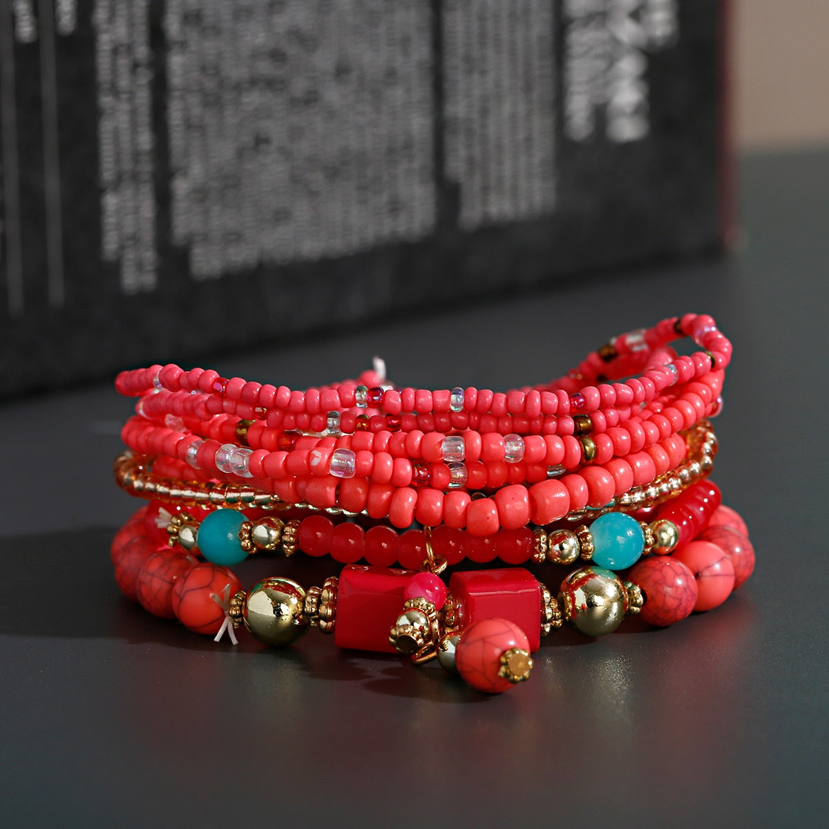 ibomu Beaded Bracelet