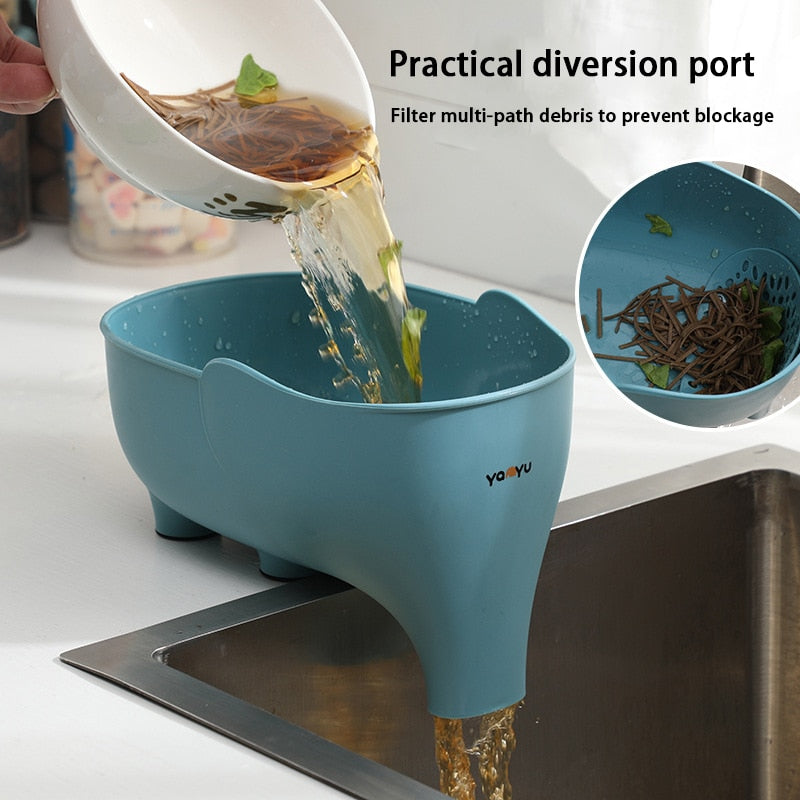 ibomu Elephant Drain Basket