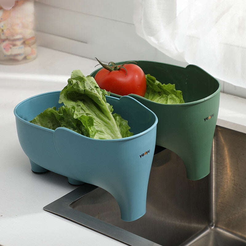 ibomu Elephant Drain Basket