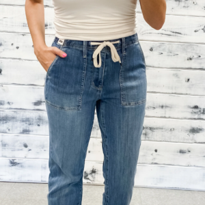 Clearance Sales - Judy Blue Pull On Denim Joggers