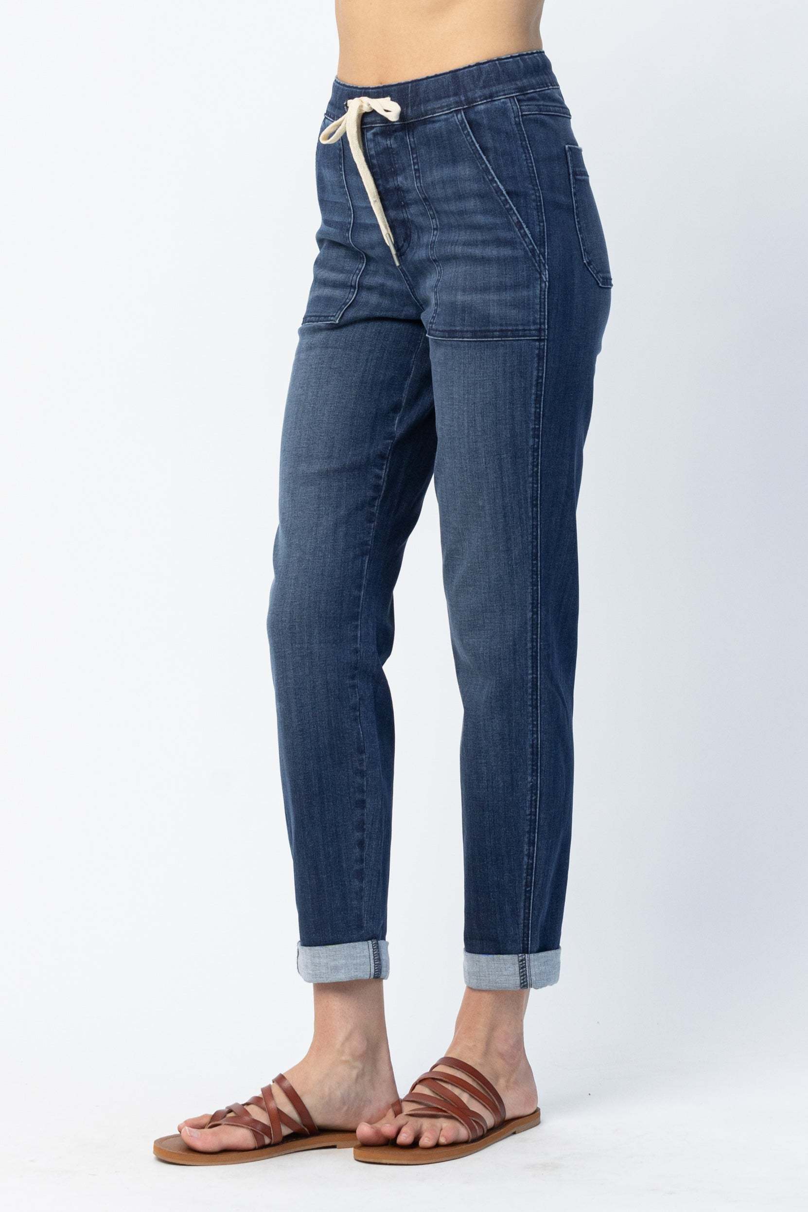 Judy Blue Pull On Denim Joggers