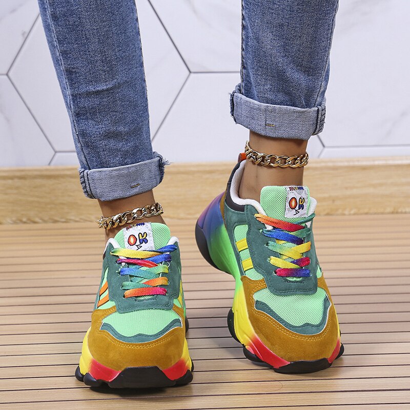 JustyShoes|Rainbow Sneakers