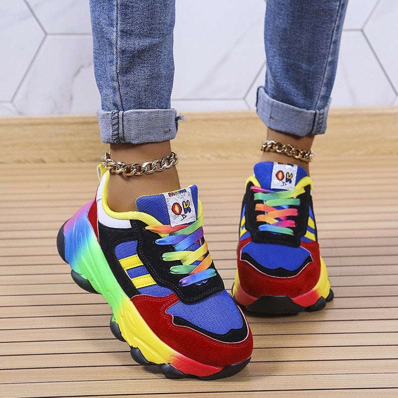 JustyShoes|Rainbow Sneakers