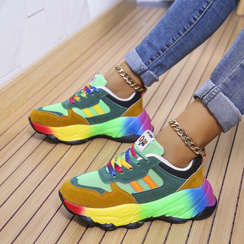 JustyShoes|Rainbow Sneakers