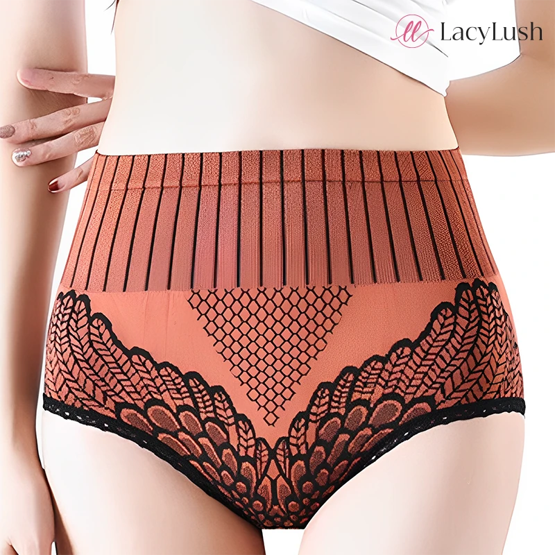 LacyLush - Graphene-Infused High Waist Shaping Panties