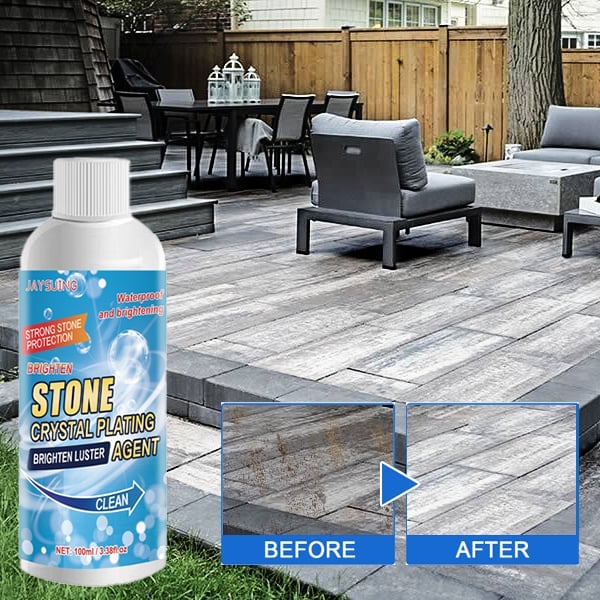 Last Day 49% OFF - Stone Stain Remover Cleaner (Effective Removal of Oxidation, Rust, Stains)