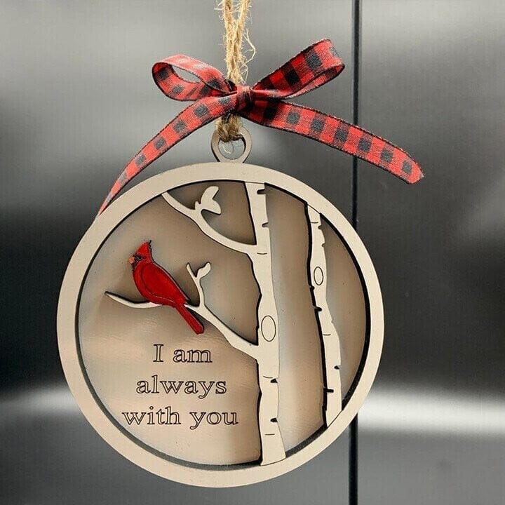 Last Day 49% OFF - "We Are Always With You"- Handmade Memorial Ornament With Cardinals