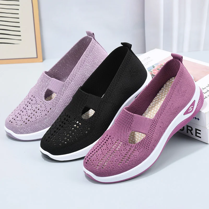 Last Day 49% OFF -Women's Woven Orthopedic Breathable Soft Sole Shoes