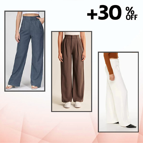 Last Day 49%OFF - HIGH WAIST TAILORED WIDE LEG PANTS