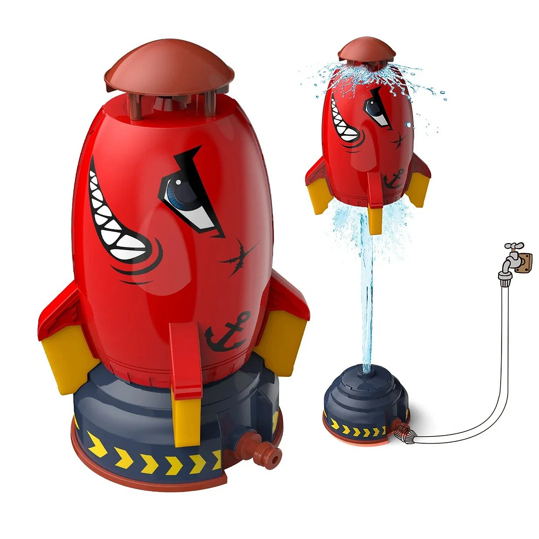 Last Day 50% OFF - 2023 Summer Toy Outdoor Yard Rocket Sprinkler