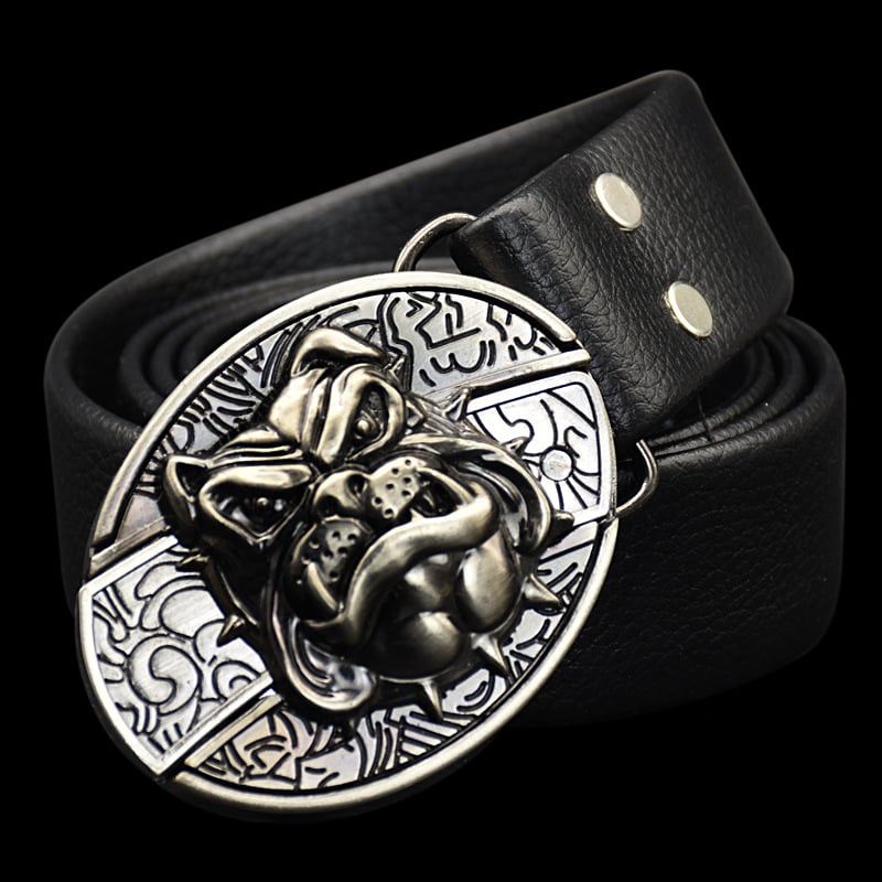 LAST DAY 50% OFF - Fashion Punk Men's Genuine Leather Belt