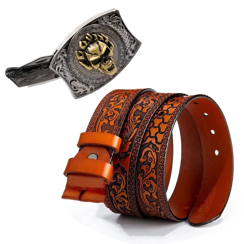 LAST DAY 50% OFF - Western Fashion Genuine Leather Belt