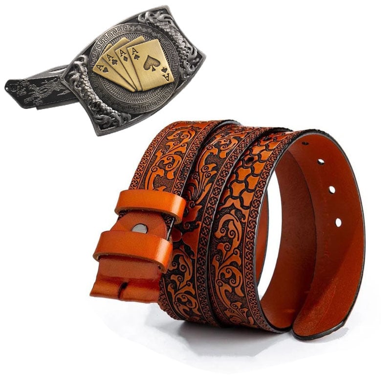 LAST DAY 50% OFF - Western Fashion Genuine Leather Belt