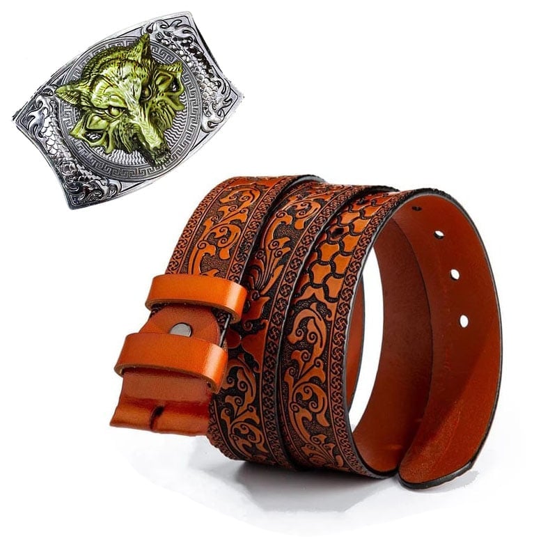 LAST DAY 50% OFF - Western Fashion Genuine Leather Belt