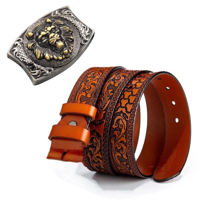 LAST DAY 50% OFF - Western Fashion Genuine Leather Belt