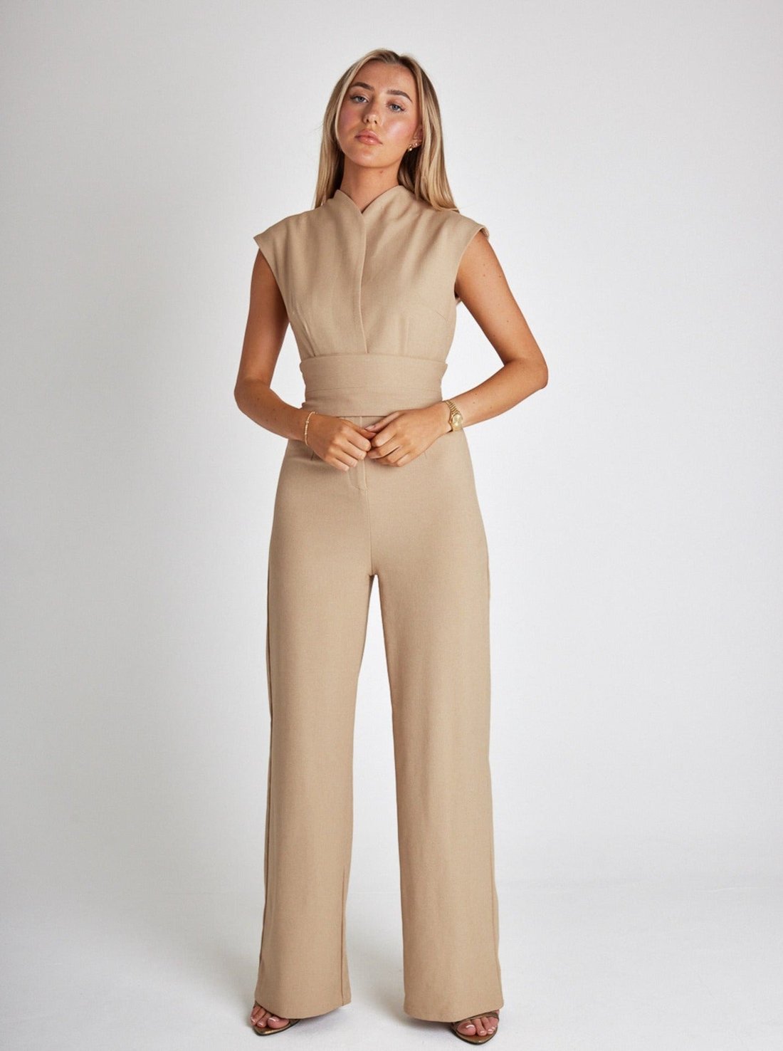 Last Day 50% OFF - Women's Sleeveless Wide-Leg Jumpsuit