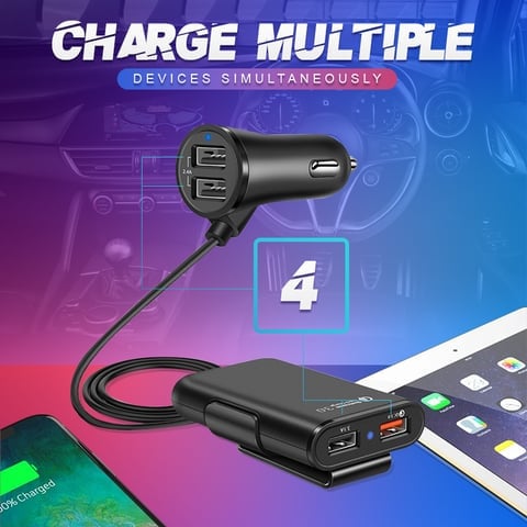 LAST DAY 70% OFF - Four Ports Car Fast Charger