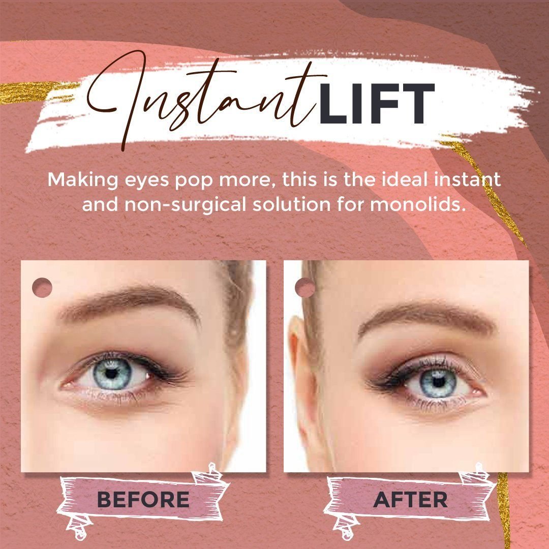 Last Day 70%OFF - GLUE-FREE INVISIBLE DOUBLE EYELID STICKER