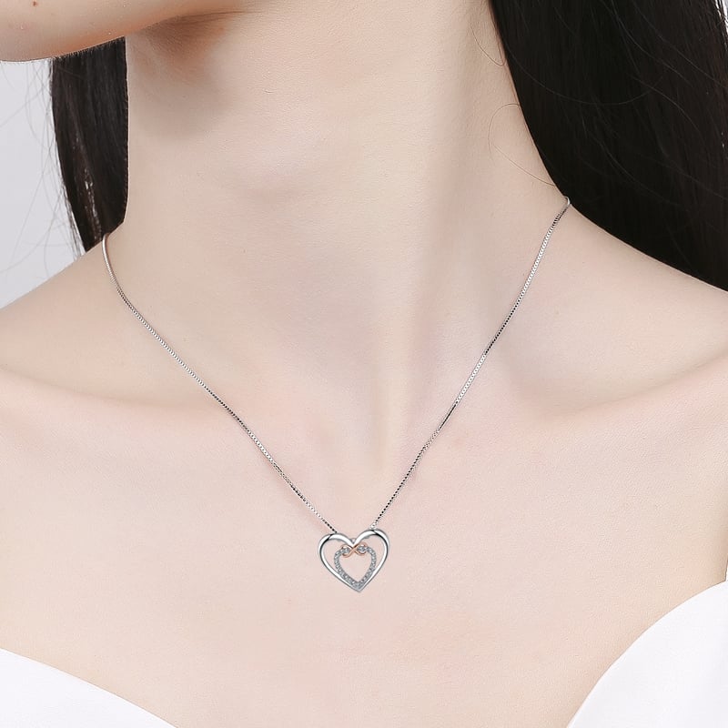 Last Day 75% OFF - Two Hearts Infinity Necklace