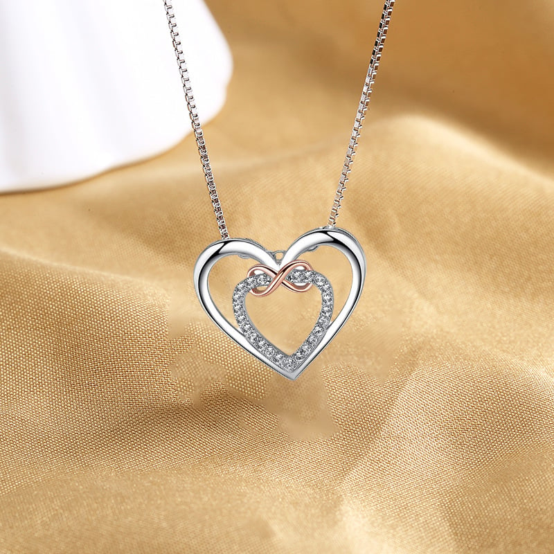 Last Day 75% OFF - Two Hearts Infinity Necklace