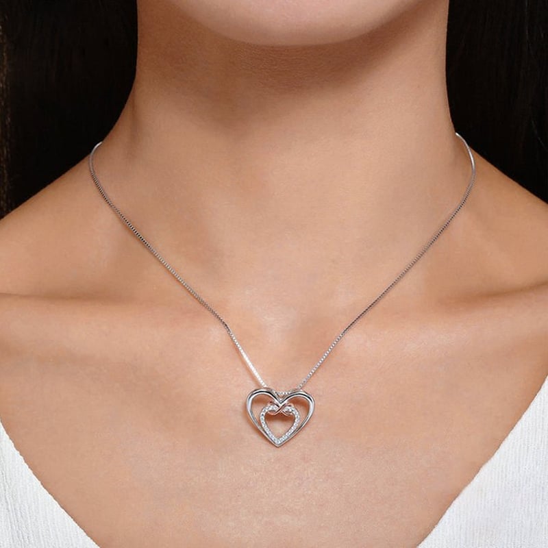 Last Day 75% OFF - Two Hearts Infinity Necklace