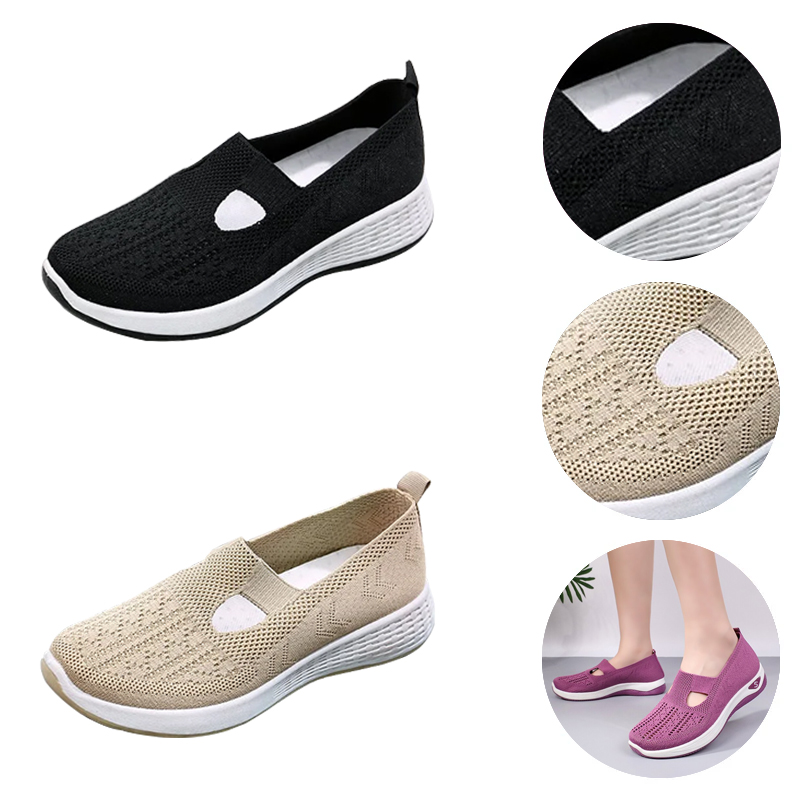 Last Day 75% OFF - Women's Woven Orthopedic Breathable Soft Sole Shoes