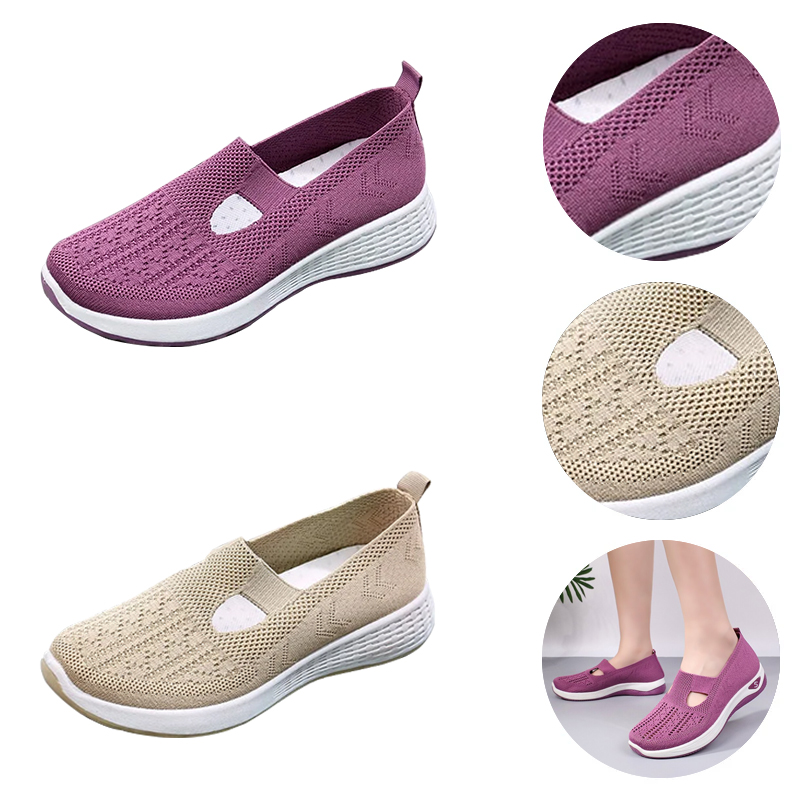 Last Day 75% OFF - Women's Woven Orthopedic Breathable Soft Sole Shoes