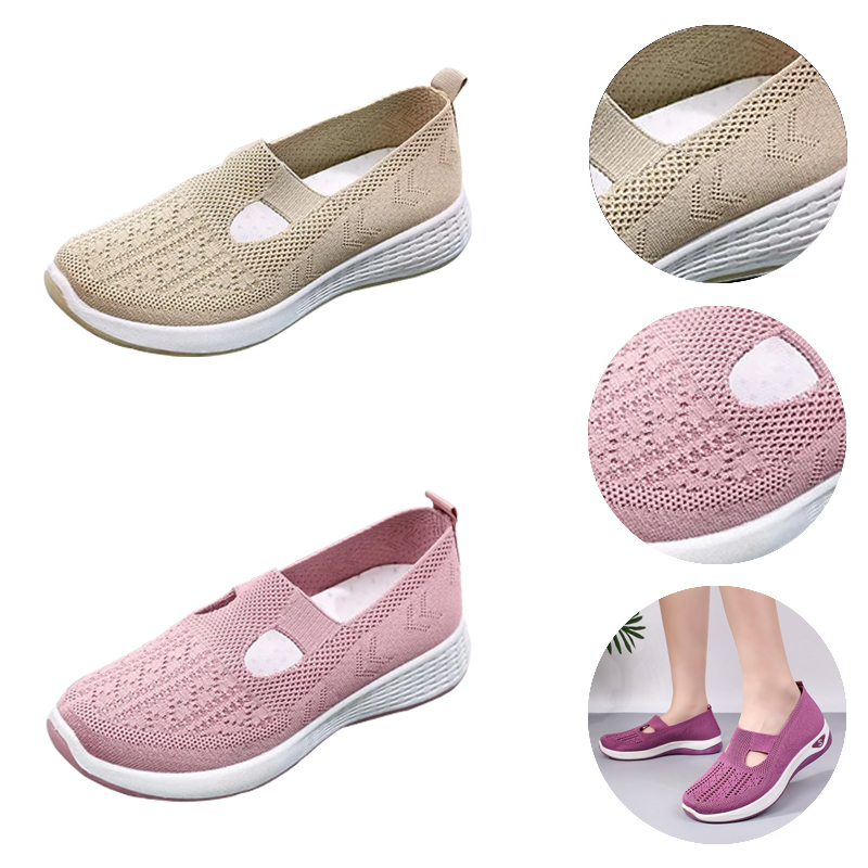 Last Day 75% OFF - Women's Woven Orthopedic Breathable Soft Sole Shoes