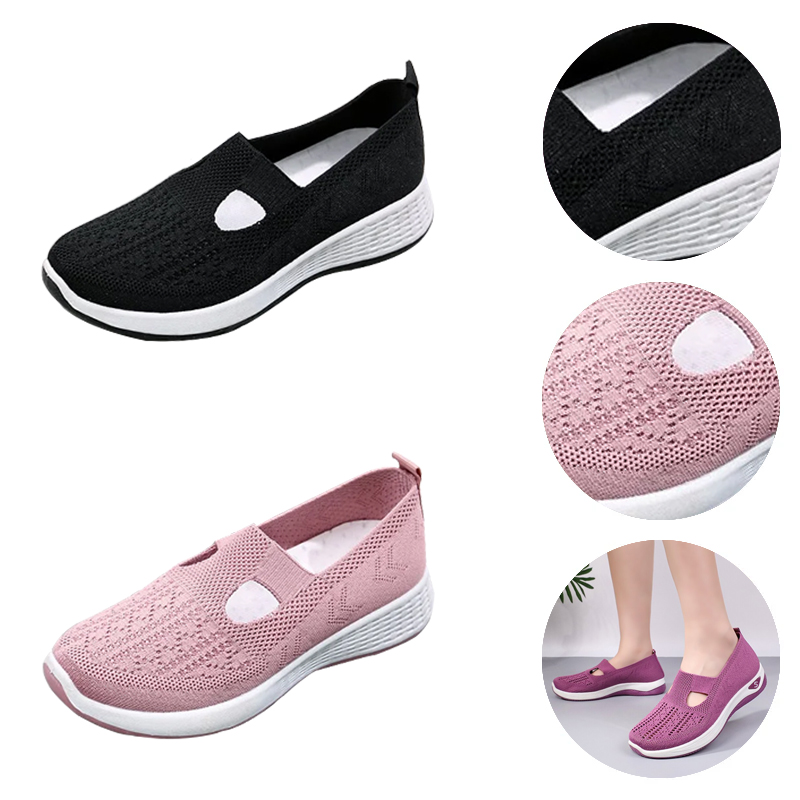 Last Day 75% OFF - Women's Woven Orthopedic Breathable Soft Sole Shoes