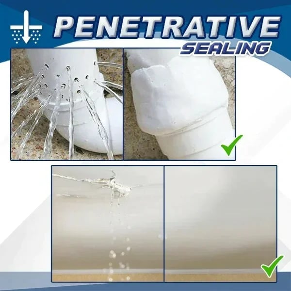 Last Day Buy 2 Get 2 Free - 2023 Upgrade Recipe Waterproof Anti-Leakage Agent-flexible use-invisible repair