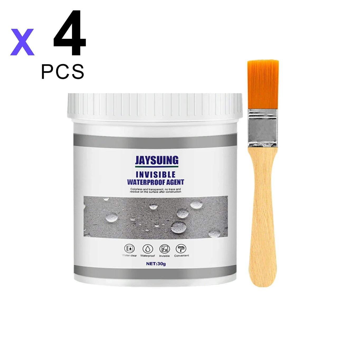 Last Day Buy 2 Get 2 Free - 2023 Upgrade Recipe Waterproof Anti-Leakage Agent-flexible use-invisible repair