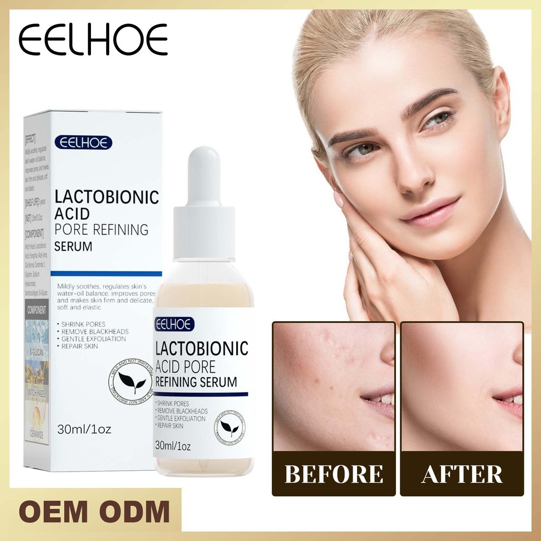 Last Day Promotion 48% OFF - Lactobionic acid pore contraction Face Serum