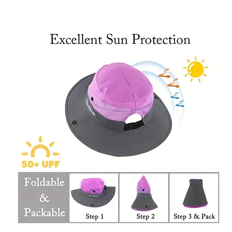 (Last Day Promotion 49% OFF) - UV Protection Foldable Sun Hat