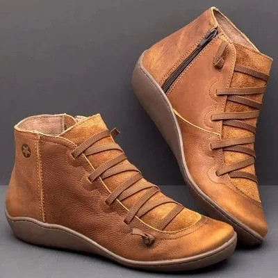 Last Day Promotion 50% OFF - Comfortable leather arch support boots