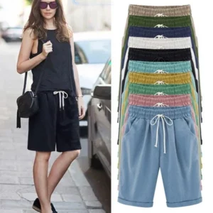 Last Day Promotion 50% OFF - Elastic Waist Casual Comfy Summer Shorts