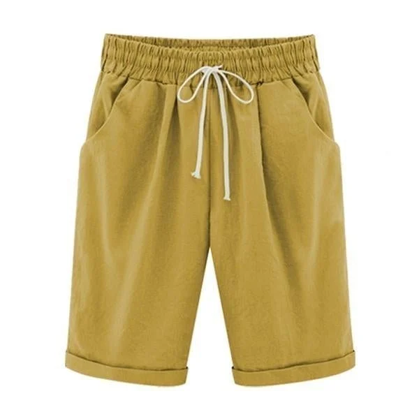 Last Day Promotion 50% OFF - Elastic Waist Casual Comfy Summer Shorts