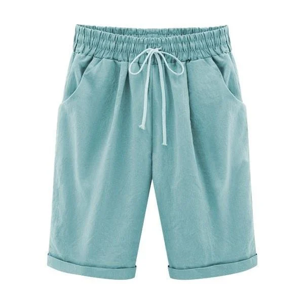 Last Day Promotion 50% OFF - Elastic Waist Casual Comfy Summer Shorts